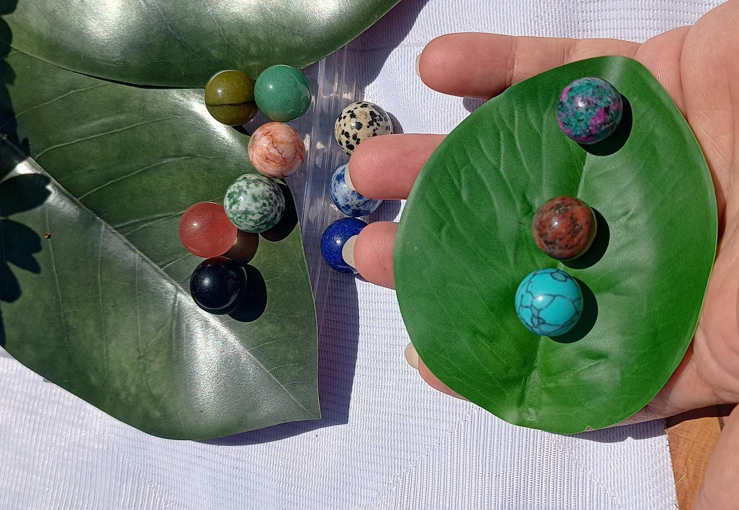 Mini Gemstone Crystal ball Stone Sphere Orb Assortment
