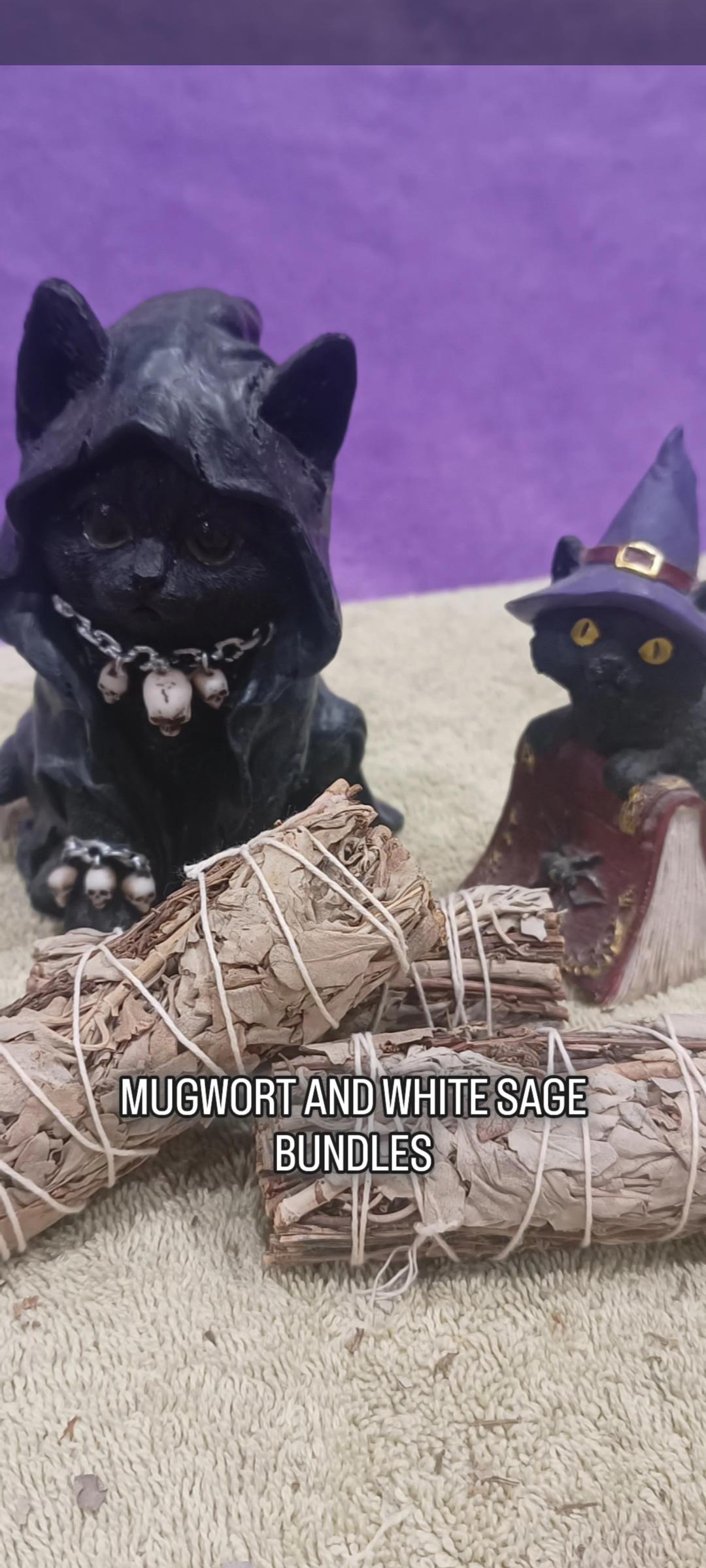 Mugwort and White Sage Bundles
