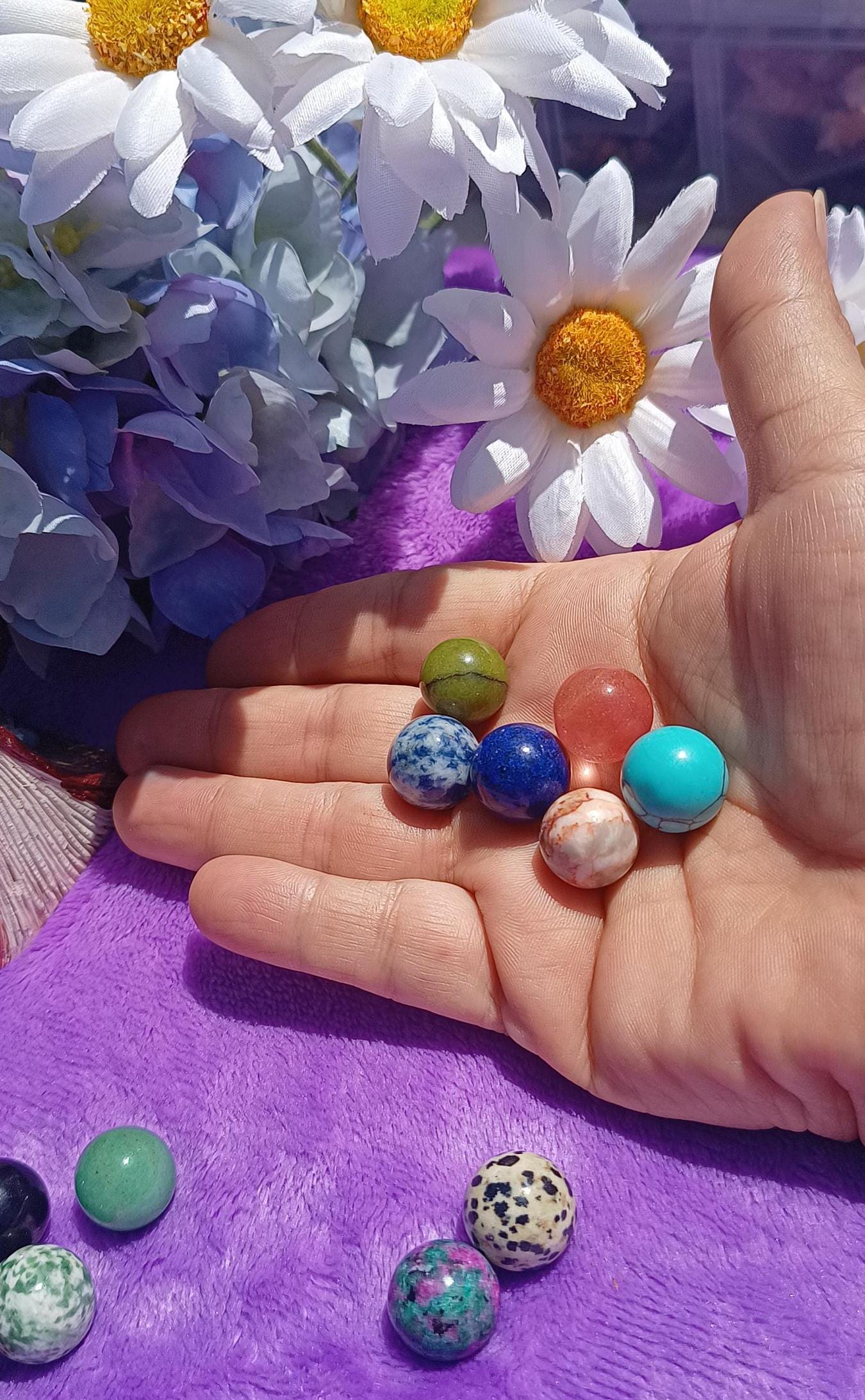 Mini Gemstone Crystal ball Stone Sphere Orb Assortment