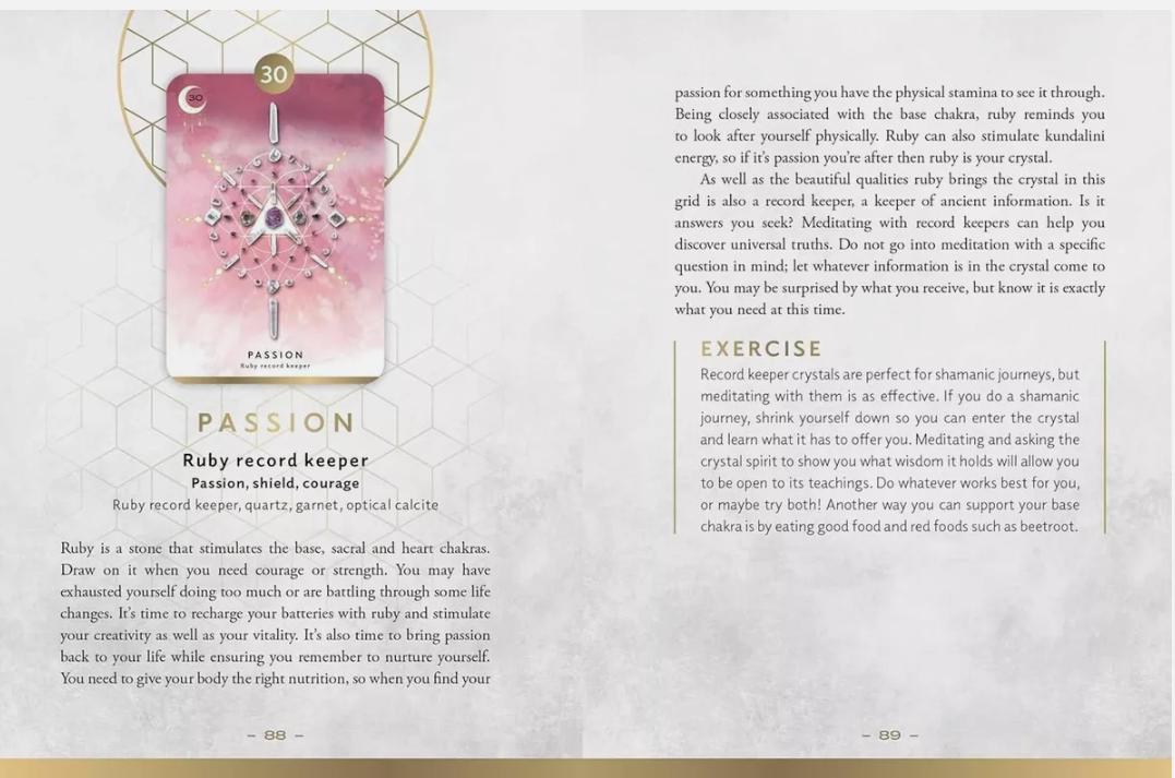 Crystal Grid Oracle Deluxe Edition: 72 Card deck by Nicole McIntosh