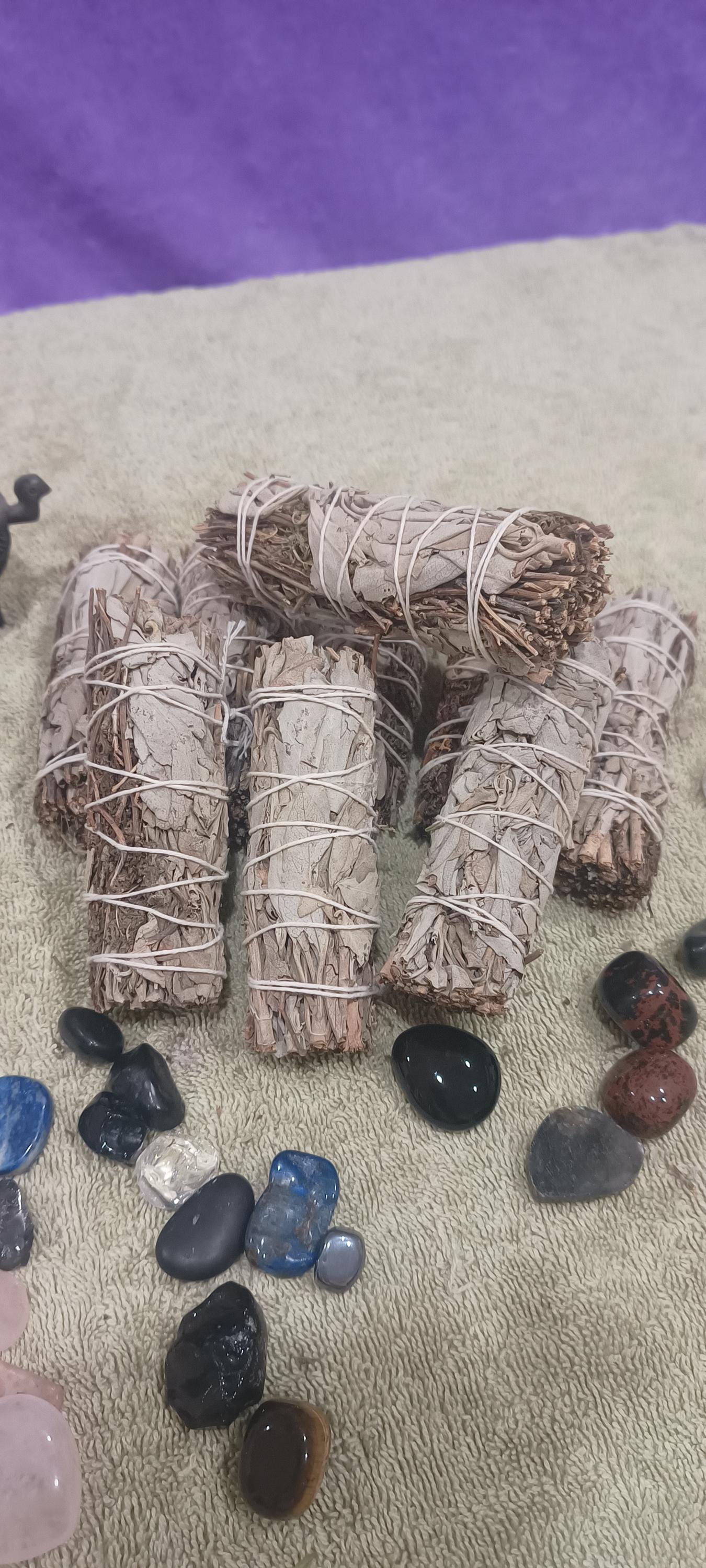 Rosemary & White Sage Bundle Meditation tool.