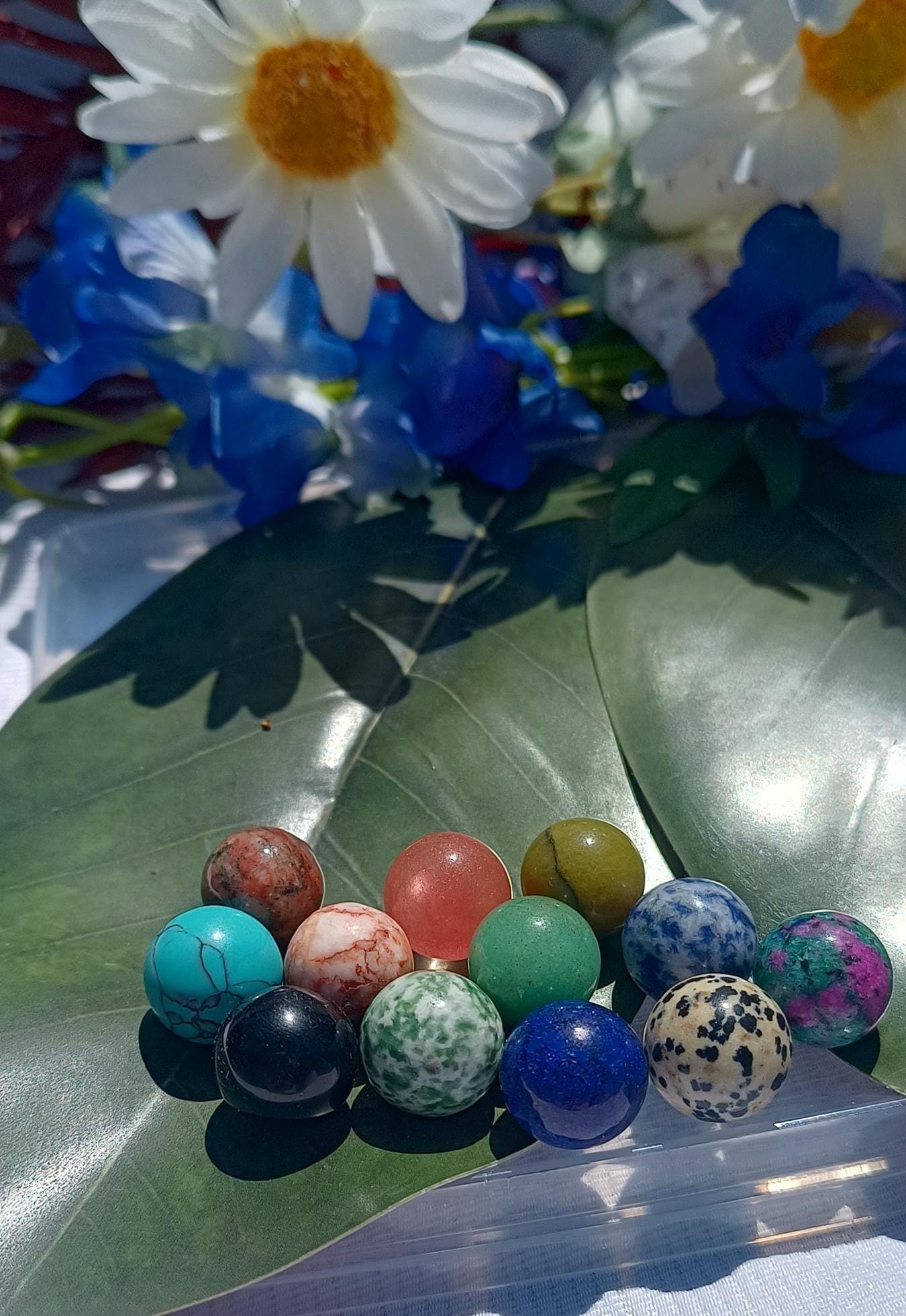 Mini Gemstone Crystal ball Stone Sphere Orb Assortment