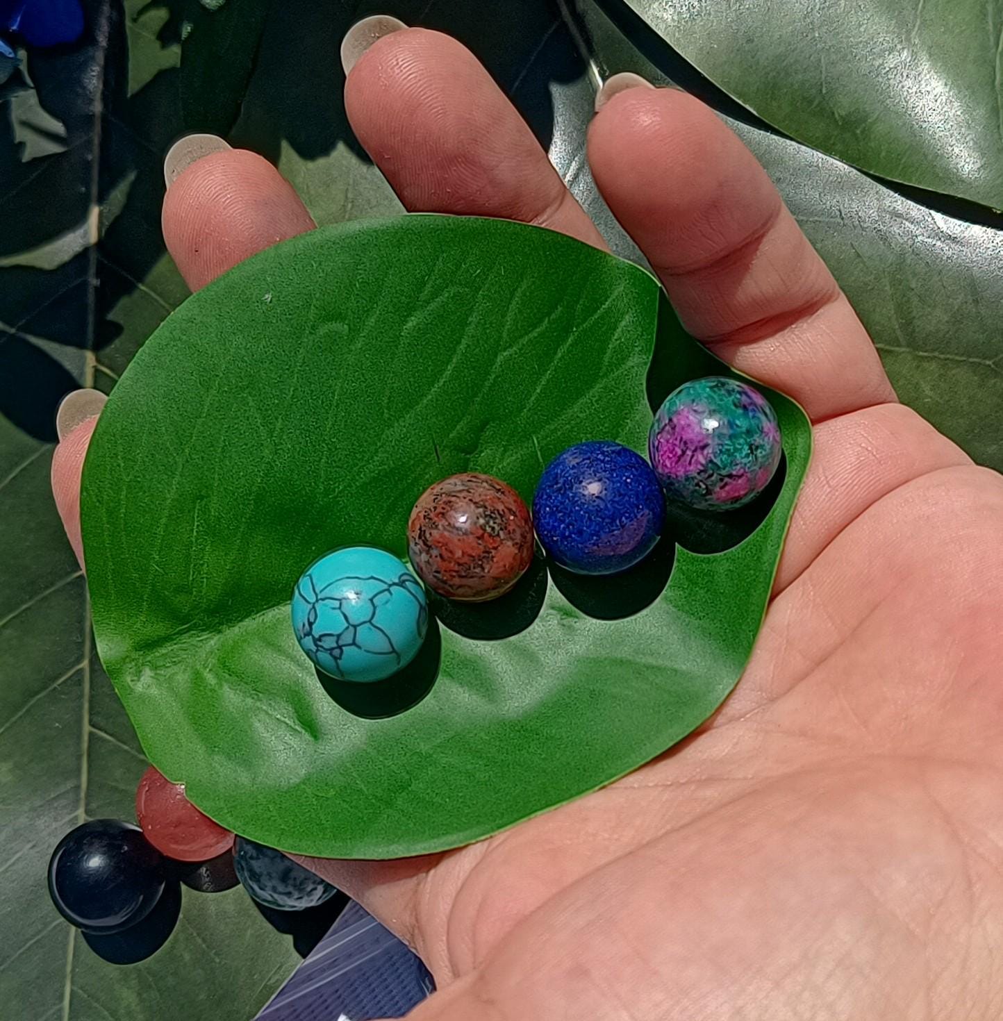 Mini Gemstone Crystal ball Stone Sphere Orb Assortment