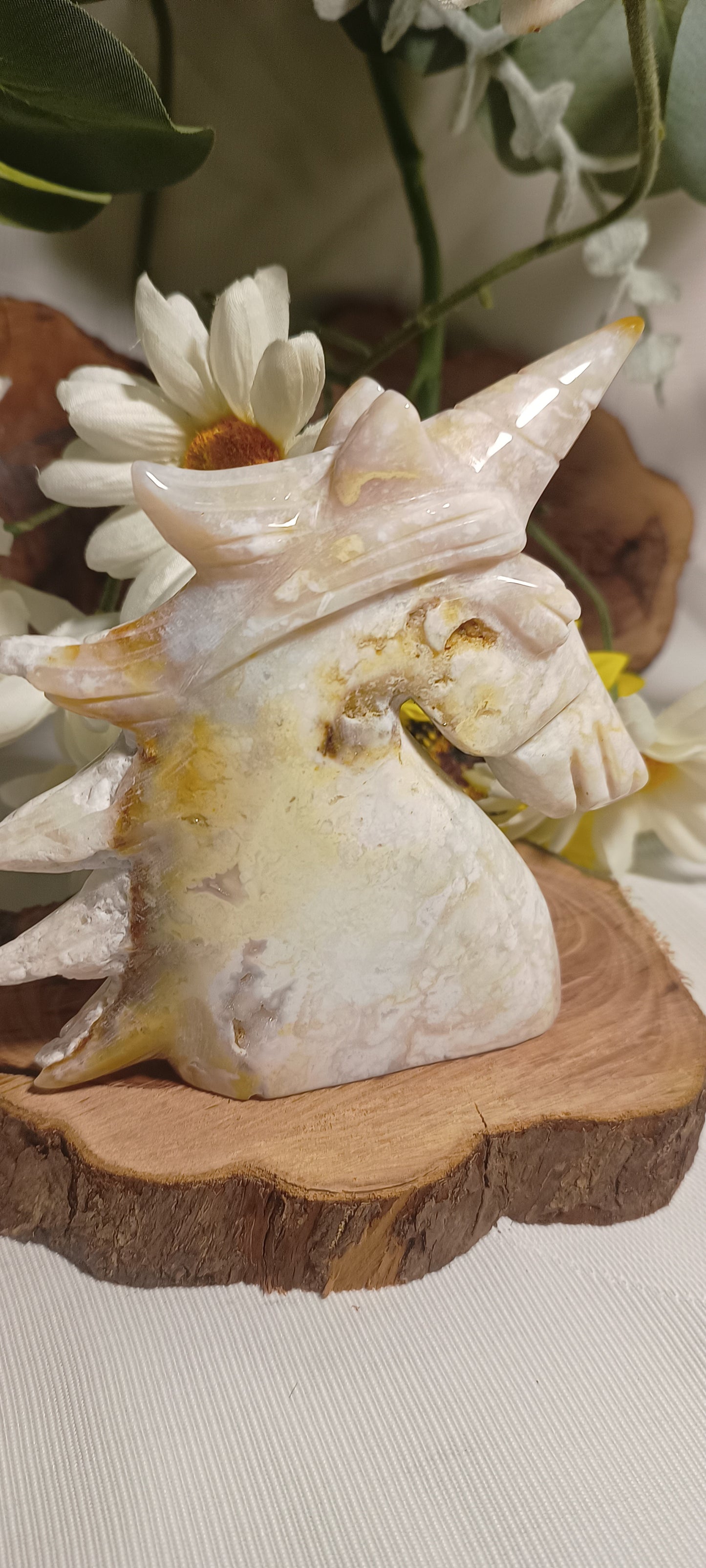Unicorn Natural Hand Carved