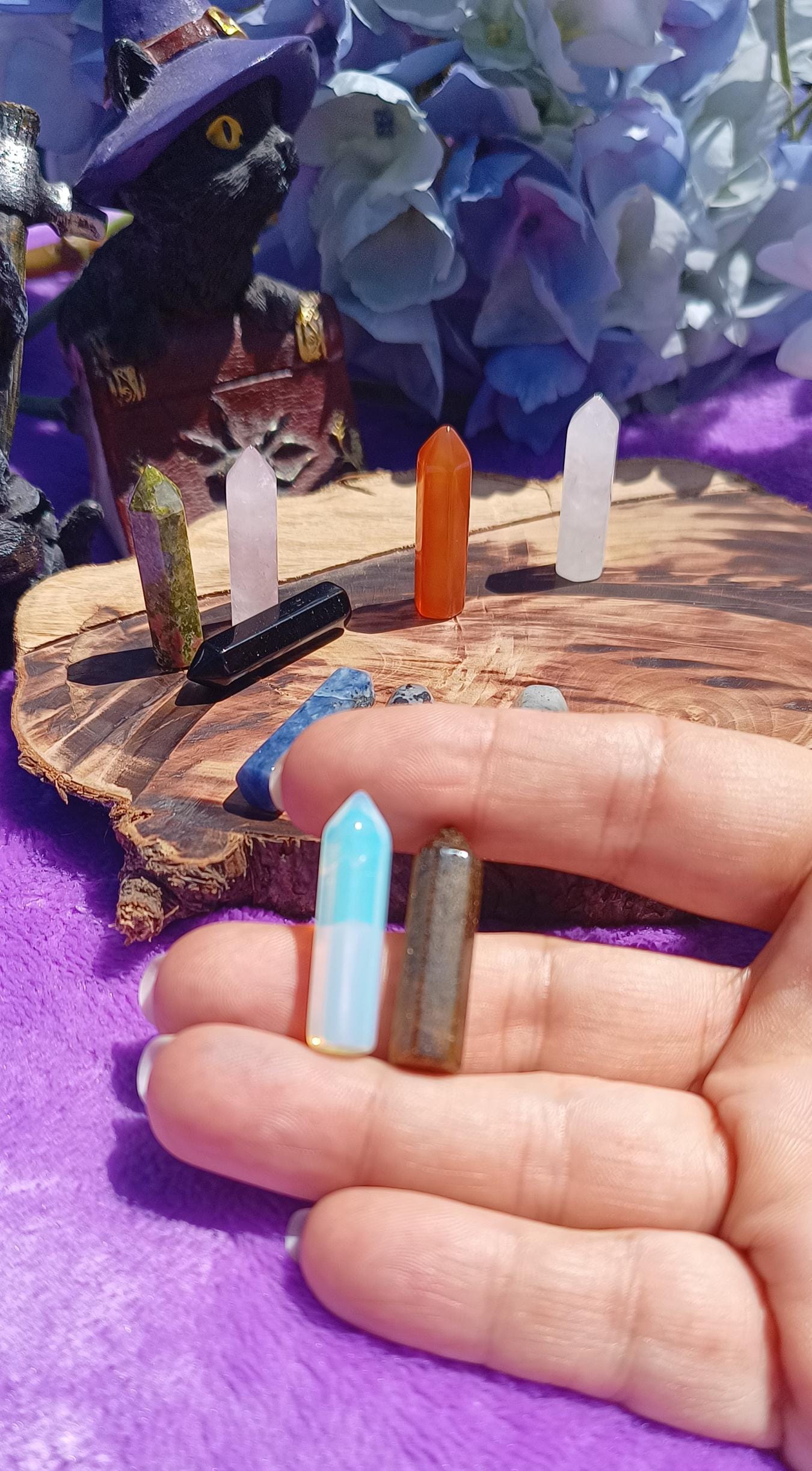Assortment of Crystal Tower Healing Spiritual Stone Crystals