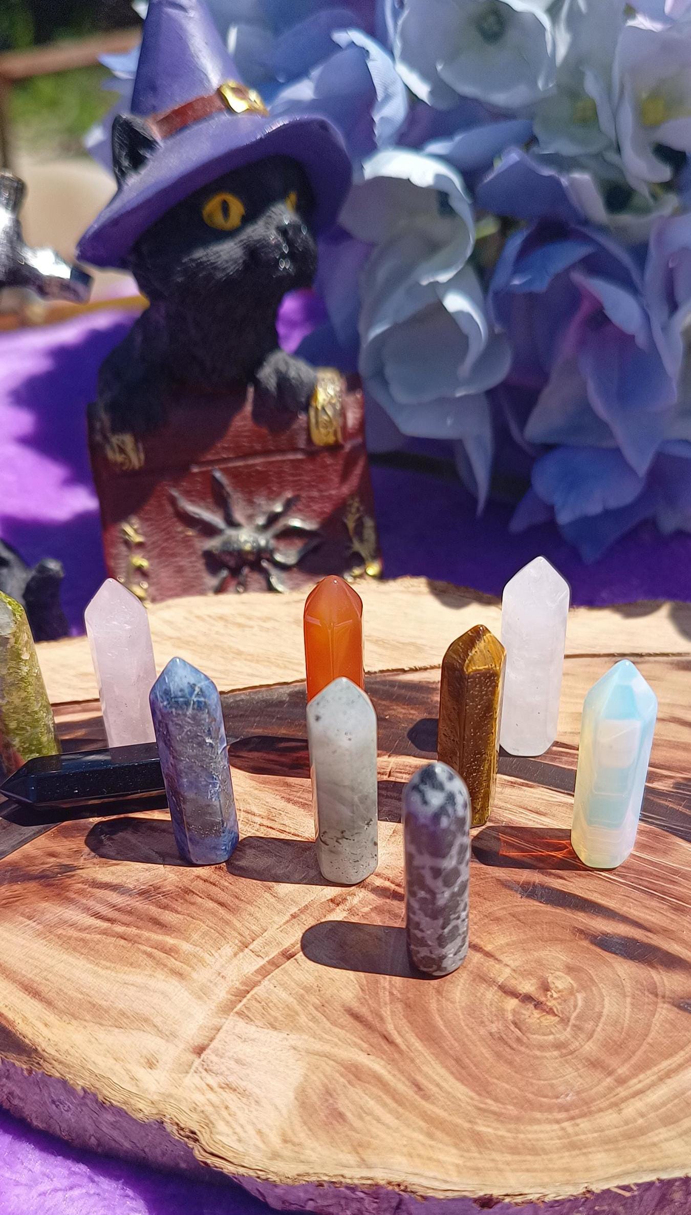 Assortment of Crystal Tower Healing Spiritual Stone Crystals