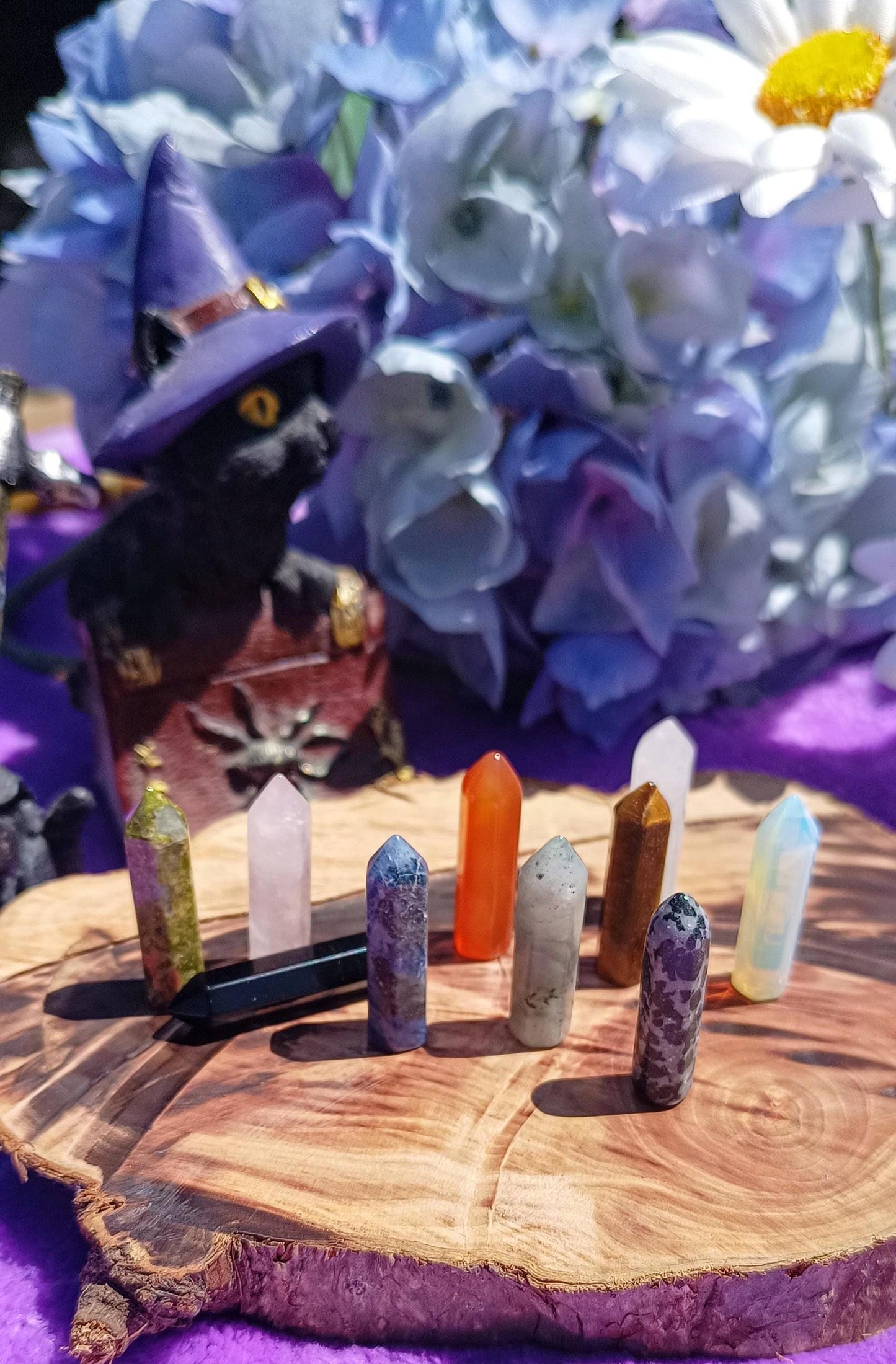 Assortment of Crystal Tower Healing Spiritual Stone Crystals