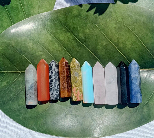 Assortment of Crystal Tower Healing Spiritual Stone Crystals