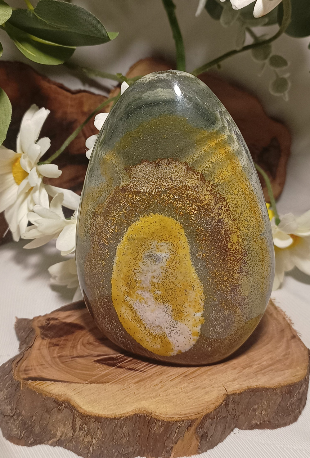 Polished Ocean Jasper Freeform | 14H cm x 10Lcm