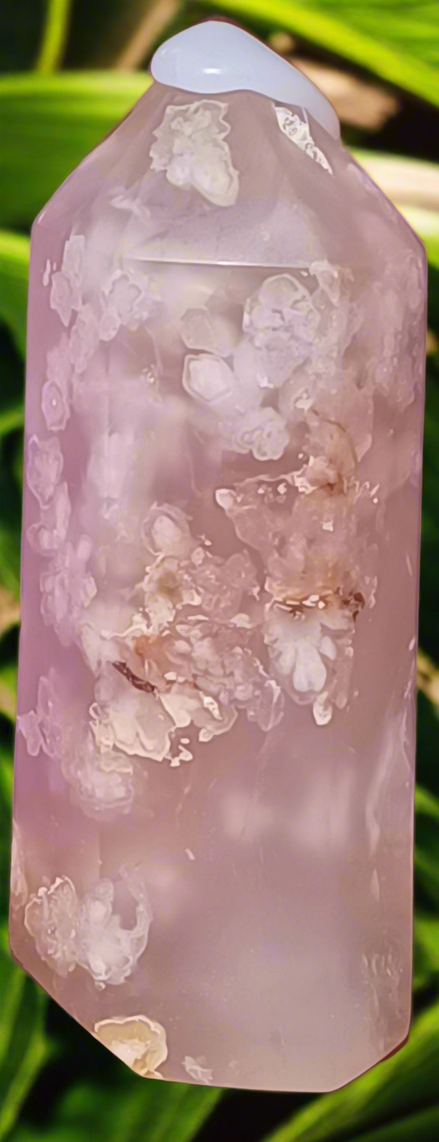 Flower Agate Tower – 10 cm