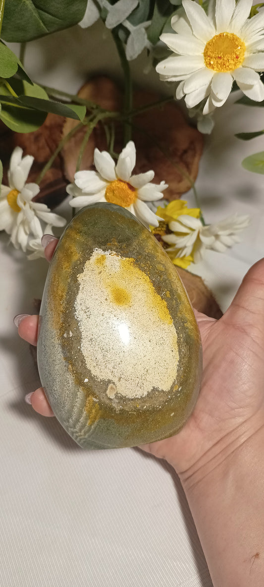 Polished Ocean Jasper Freeform | 14H cm x 10Lcm